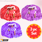 Laddu Gopal Ji Dotted Polka (Pack Of 3Pc)